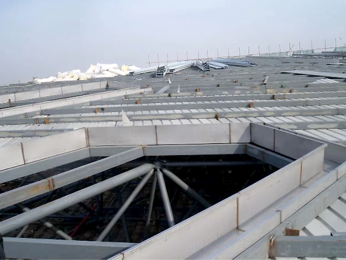 龙泉安吉县体育馆网架